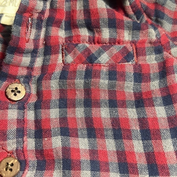 👦🏻Me and Henry one piece festive shirt c collar 100% cotton soft size 3-6 m - Picture 4 of 9